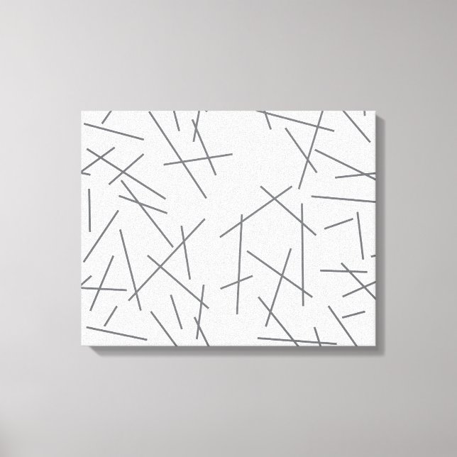 Impressão Em Tela Modern, simple, messy graphic line pattern (Frente)