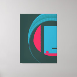 Impressão Em Tela Moderno Eco Geométrico Abstrato