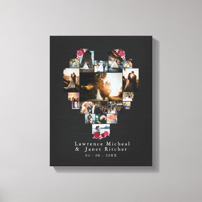 Impressão Em Tela Moderno personalizado 18 coração Fortalecendo imag (Frente)