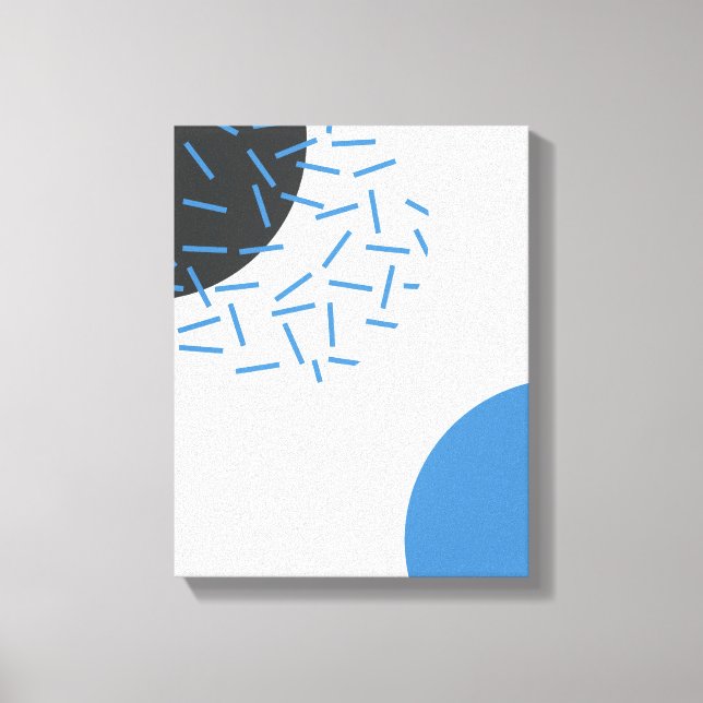 Impressão Em Tela Moderno, simples, legal, abstrato, padrão gráfico (Frente)