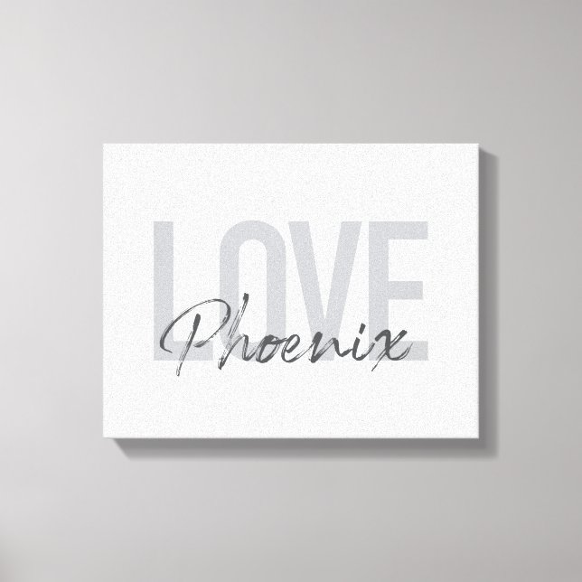 Impressão Em Tela Moderno, simples, legal, design urbano Ama Phoenix (Frente)