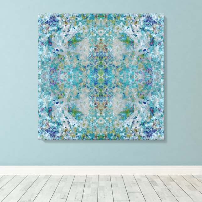 Impressão Em Tela Moderno Único De Um Design De Arte Abstrato (Insitu(piso de madeira))