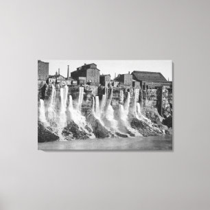 Impressão Em Tela Moinhos no lado americano de Niagara Falls