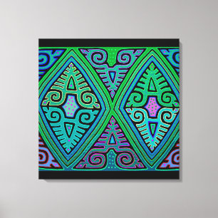 Impressão Em Tela Mola de diamante indiano Kuna