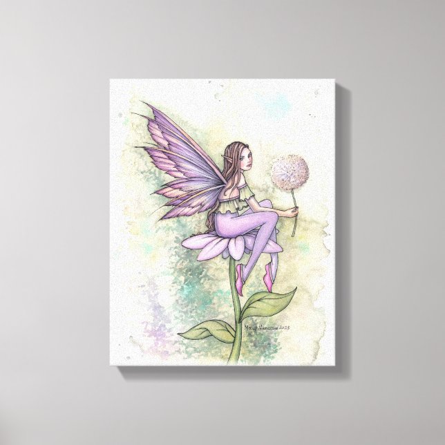 Impressão Em Tela Molly Harrison Fairy Wall Decor "Faça um Desejo" (Frente)
