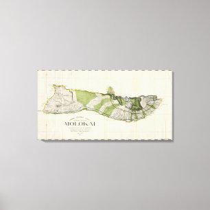 Impressão Em Tela Molokai, Havaí