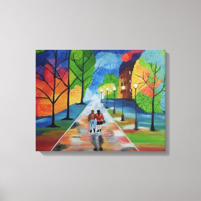 Impressão Em Tela Molto amore per vicinato (Frente)