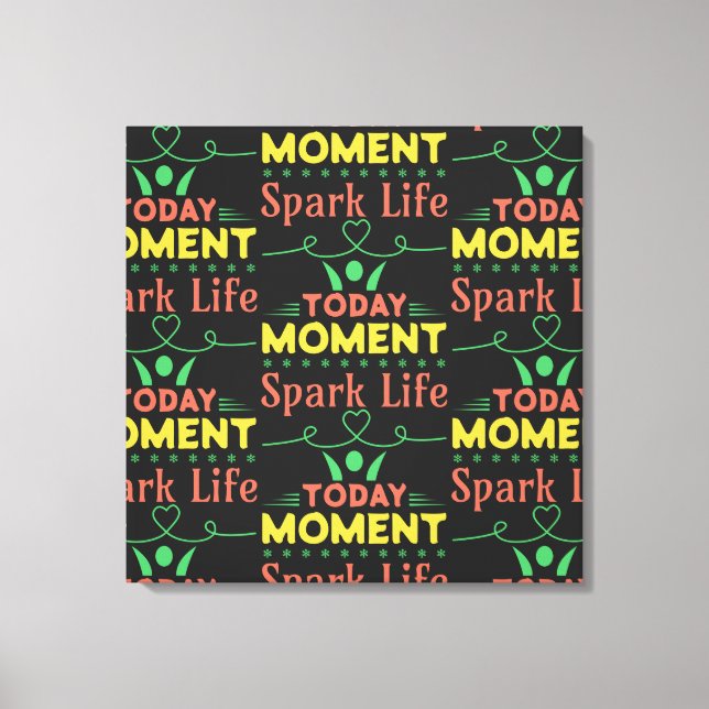 Impressão Em Tela Momento Atual, Espete A Vida (Frente)