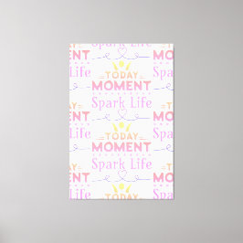 Impressão Em Tela Momento Atual, Saco de Tote Life Spark