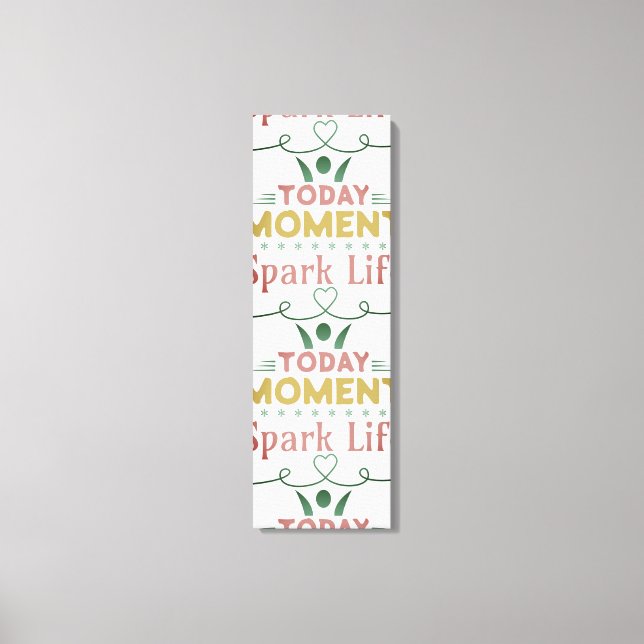 Impressão Em Tela Momento Atual, Saco de Tote Life Spark (Frente)