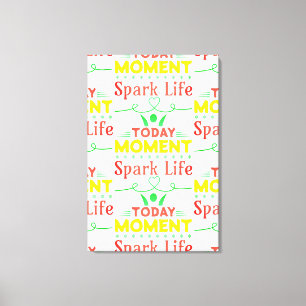 Impressão Em Tela Momento Atual, Saco de Tote Life Spark