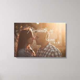 Impressão Em Tela Momentos de amor, casal no amor
