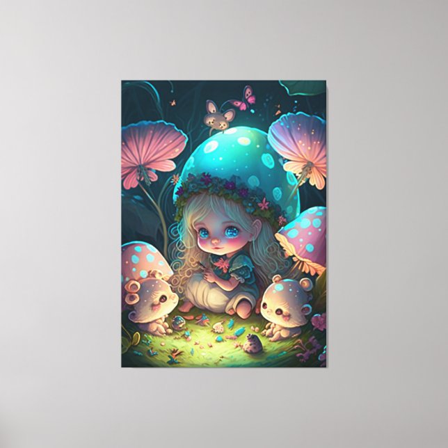 Impressão Em Tela Momentos de elfo mágico (Frente)