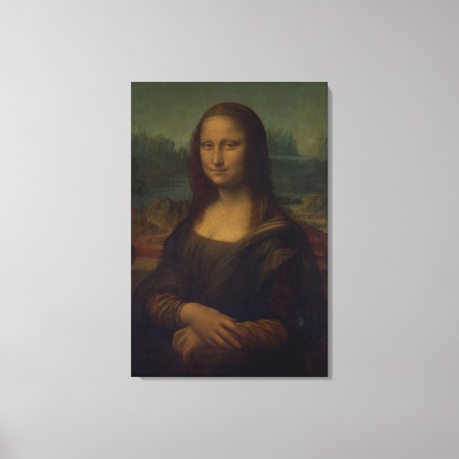 Impressão Em Tela Mona Lisa (Frente)