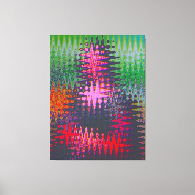 Impressão Em Tela Mona Lisa Abstrato Oil (Frente)