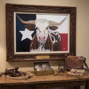 Impressão Em Tela Monarca do Rangeland Pintura de Alfred Fox