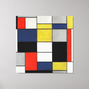 Impressão Em Tela MONDRIAN - Composição do Excelente A - 1919-1920 -