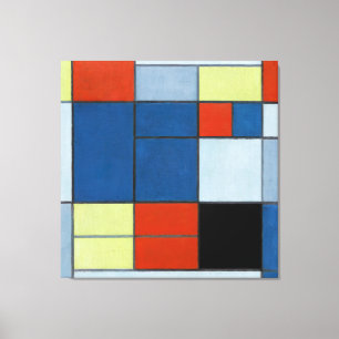 Impressão Em Tela MONDRIAN - Composição do Excelente C - 1920 -