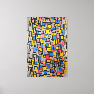 Impressão Em Tela MONDRIAN - COMPOSITION (Compositie) - 1916 -