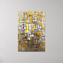 Impressão Em Tela MONDRIAN - PINTURA Nº 1 - Comp. XIV - 1913 -