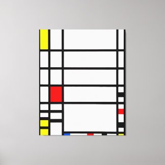 Impressão Em Tela MONDRIAN - TRAFALGAR SQUARE - 1939-1943 - De Stijl
