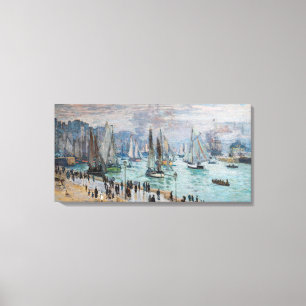 Impressão Em Tela Monet - Barcos De Pesca Que Saem Do Porto, Le Havr