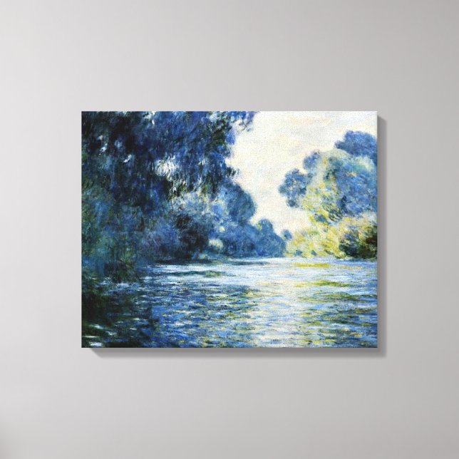 Impressão Em Tela Monet - Braço do Sena em Giverney, (Frente)