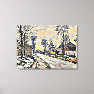 Impressão Em Tela Monet - Estrada para Louveciennes, Impressionismo