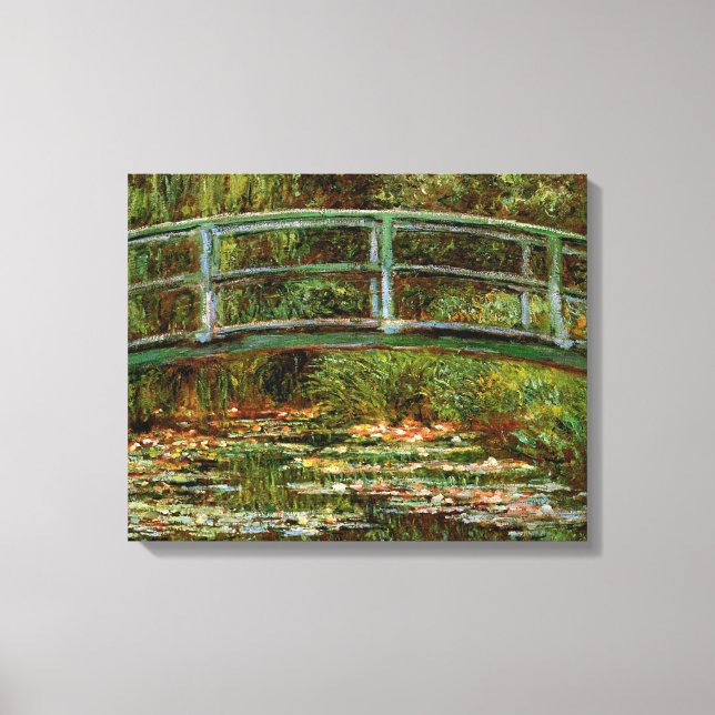 Impressão Em Tela Monet French Bridge Giverney (Frente)