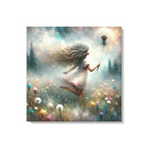 Monet Girl Com Dandelion