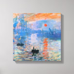 Impressão Em Tela Monet - Impressão, Assalto do Sol,<br><div class="desc">Impressão,  Sunrise,  famosa pintura de Claude Monet</div>