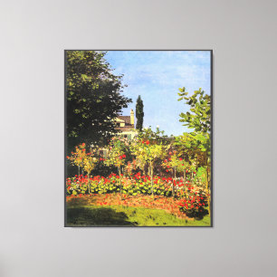 Impressão Em Tela Monet - Jardim em Flor