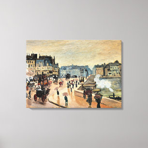 Impressão Em Tela Monet - Le Pont Neuf, Impressionista