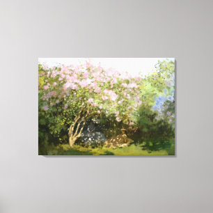 Impressão Em Tela Monet - Lilases ao Sol