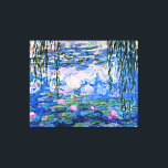 Impressão Em Tela Monet - Lírios De Água 1919,<br><div class="desc">A famosa pintura de Claude Monet,  "Lírios Água",  1919.</div>