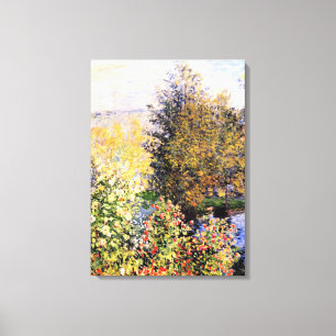Impressão Em Tela Monet - O Jardim dos Hoschede em Montgeron
