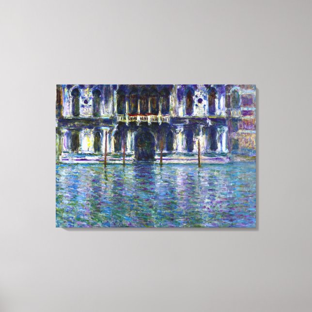 Impressão Em Tela Monet - Palazzo Contarini, 1908 (Frente)