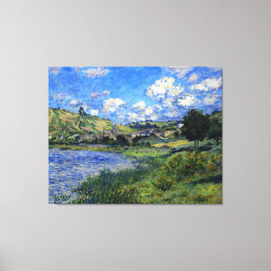 Impressão Em Tela Monet - Vetheuil, Paisagem