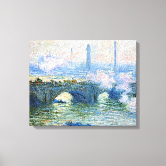 Impressão Em Tela Monet - Waterloo Bridge, Londres, (Frente)