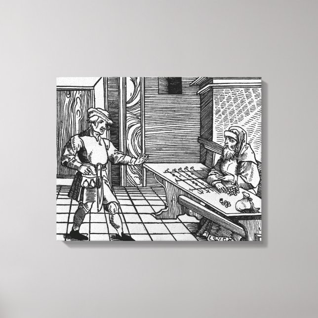 Impressão Em Tela Money Lender, 1531 (Frente)