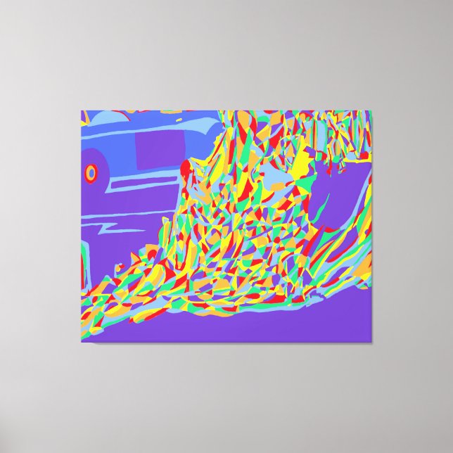 Impressão Em Tela Monge de Queima (Frente)