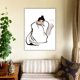 Impressão Em Tela Monk - Zen