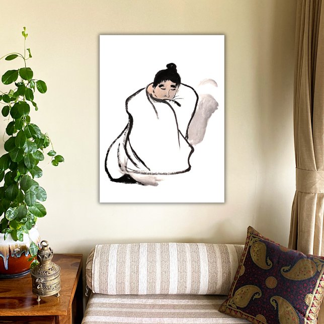 Impressão Em Tela Monk - Zen (Criador carregado)