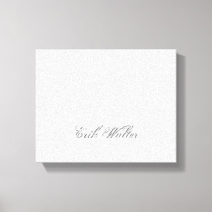 Impressão Em Tela Monograma 3d de Letra Mínima