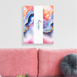 Impressão Em Tela Monograma Personalizado