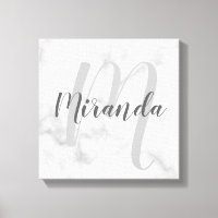 Monograma Personalizado e Marble de Nome