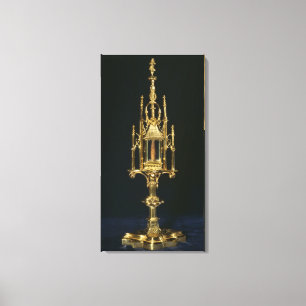 Impressão Em Tela Monstrance do relicário com parte de cruz