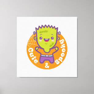 Impressão Em Tela Monstro de Frankenstein