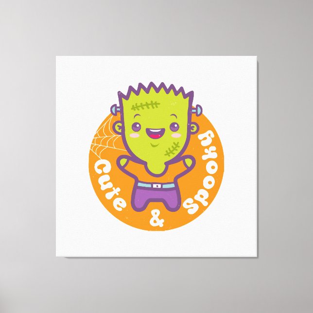 Impressão Em Tela Monstro de Frankenstein (Frente)