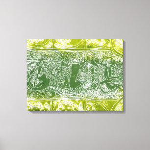 Impressão Em Tela Monstros de Aberlamno